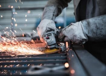 worker, grinder, factory